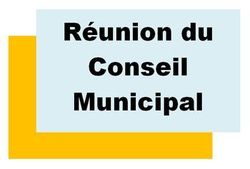 Réunion de conseil municipal