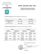 2020 08 26 Horaires Bus Primaires