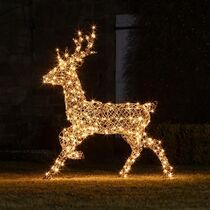 XX1902 Cerf en Rotin Renne Noel Exterieur Jardin P1 600x600