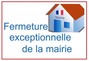 Fermeture mairie