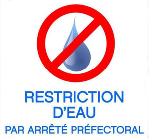 Restriction deau