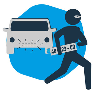 vol plaque immatriculation