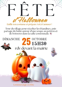 Halloween : RDV le dimanche 25 octobre
